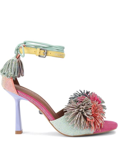 Sandalo donna con pon pon KURT GEIGER London | 4366169209.